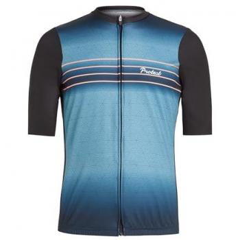 Protest Sportives Radsport Trikot Herren – Farbblock, blau-schwarz, XXL