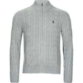 Ralph Lauren Gilet à Manche Longue Gris – Zip Complet