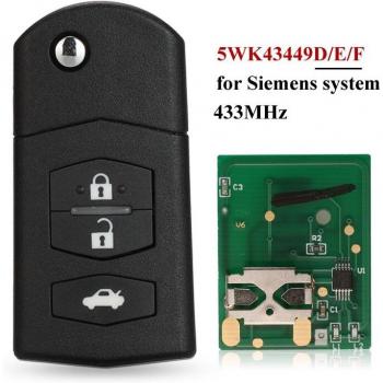 Llave inteligente Mazda 5WK43449D/E/F 3 botones