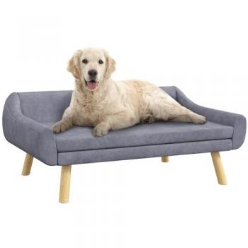 PawHut Comfort Couch para Gatos y Perros – 102 x 58,5 x 42,5 cm