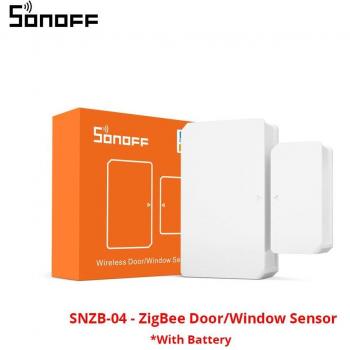 Sensor de Seguridad Zigbee SONOFF 4-Puertas/Ventanas