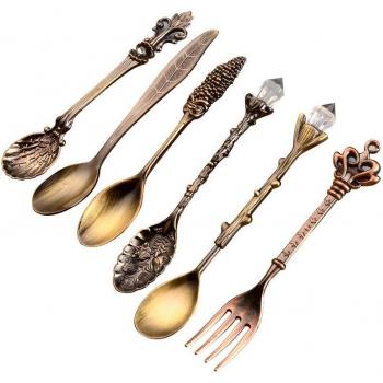 6 Pcs Vintage Tea Spoon Set