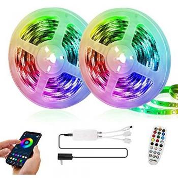 Music Sync LED Strip Lights for Bedroom and Party