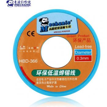 Carrete de soldadura 40g, núcleo de colofonia, sin plomo, 210 ℃, Sn 42% Bi 58%