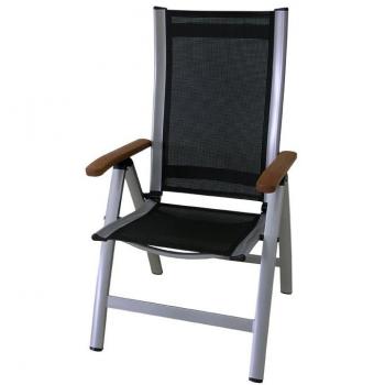 Sun Garden Relax Klappsessel Silber