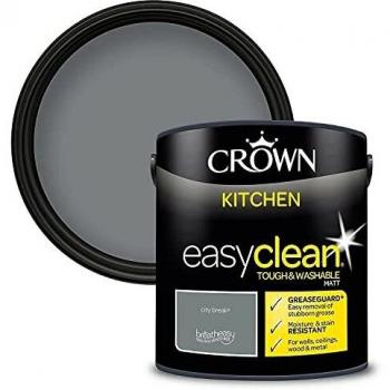 Crown Easyclean Kitchen Matt Emulsion Paint