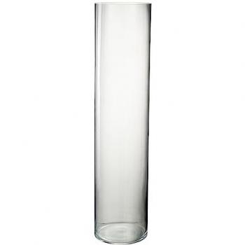 Vase Artisanal Buis 68cm en Verre Transparent