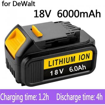 Batería Li-Ion Recargable DeWalt 18V 6000mAh (DCB204-2)