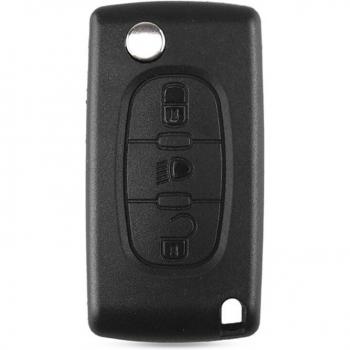 3-Button Remote Key Fob Cover for Citroen C2 C3 C4 C5 C6 C8