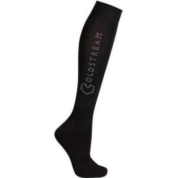 Coldstream Unisex Diamante Sokken 4 UK-8 UK Zwart