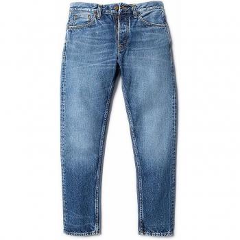 Eddie II Blues Tapered Jeans von Nudie – 34 × L32
