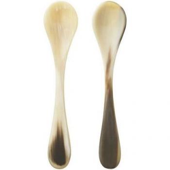 Corno Bovine Caviale Set 2x GEORG JENSEN Indulgence Marrone