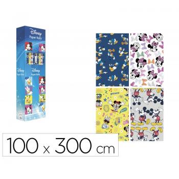 Papel de regalo Basika Disney rollo ancho 100 cm longitud 3 m infantil
