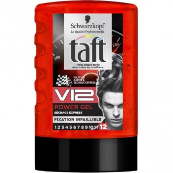 Taft Gel Power V12 – Tenue maximale, 24 heures, flacon 300 ml