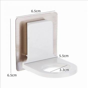 Mrosaa 2pcs Wall-Mounted Shampoo and Hand Sanitizer Storage Rack