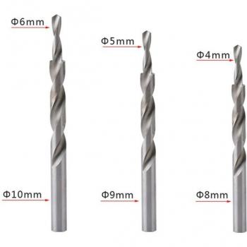 Foret de poche pour bois, hélicoïdal 4-8/5-9/6-10mm
