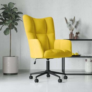 Cocoon de Relajación Terciopelo Amarillo Prolenta Furniture