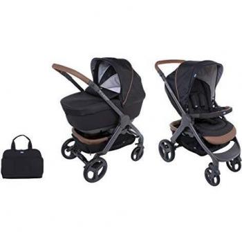 Chicco Duo Stylego Up Crossover: Sportwagen + Kinderwagenaufsatz, komplett schwarz