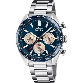 Reloj Lotus Chrono 18916/2 hombre acero plateado