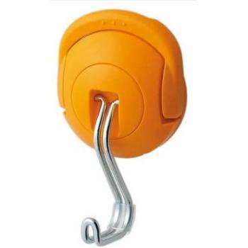 Tuff Pita Magnetic Hook 10kgf, Orange – KokuYo Fuku-227YR Set of 5
