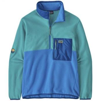 Patagonia Herren Fleecepullover Microdini 1/2‑Zip, Größe S, blau/türkis