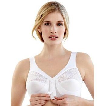 Glamorise MagicLift Front-Closure Bra for Women White 52-DD