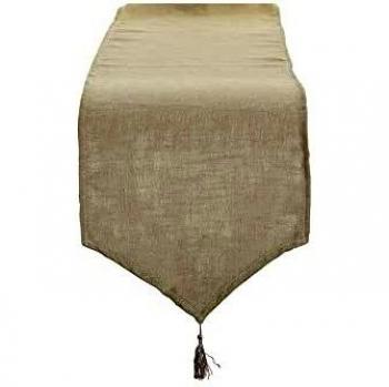 Runner decorativo DKD Home Decor beige 35 x 135 cm
