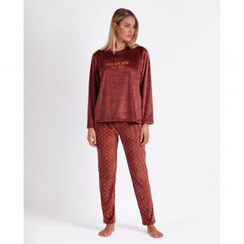 Velours Pyjama Set Damen, Admas Dream Big – luxuriöses Schlafwear