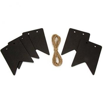 Flagged Wood Twine Sign