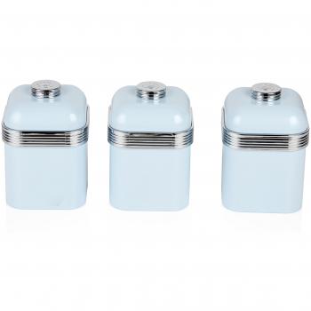 Swan Blue Vintage Canisters