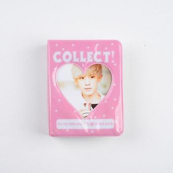 64 Taschen Mini Fotoalbum für Instax-Bilder im Herzdesign