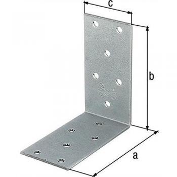 GAH Holzwinkelverbinder 105 × 90 × 105 mm – S.3 mm, Lieferumfang 25 Stück (ETA‑08/0165)