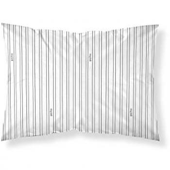 Funda de almohada Harry Potter gris marengo 45 x 125 cm