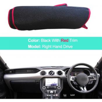 Cobertor Dual para Salpicadero Ford Mustang 6th Gen, Apto para Asientos delanteros y traseros