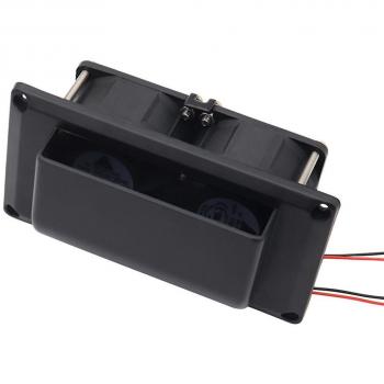 Ventilador Compacto 12V para Cabina de Caravana – Negro