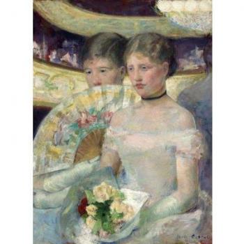 Grafika Puzzles: Mary Cassatt – Die Loge (2000 Stück, 1882) – Produkt F‑30538