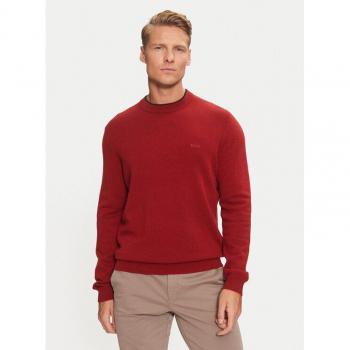 Boss Strickpullover 50526844 Rot Regular Fit