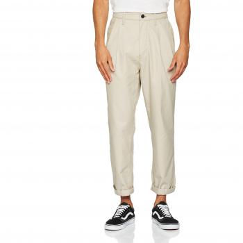 Chino G-Star RAW Bronson Pleated Relaxed Tapered, Color Beige, Talla 32W / 32L