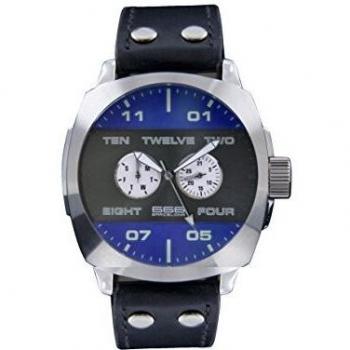 666barcelona Cronografo Orologio Uomo con Cinturino in Pelle 666-253