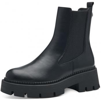 Bottines Tamaris noires à talon bas – Chelsea