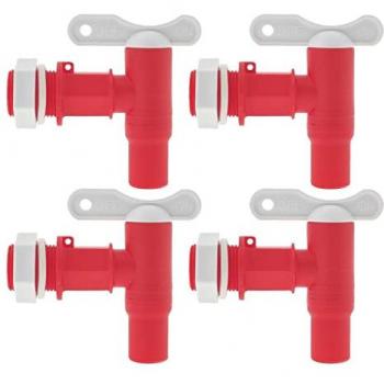 Auslaufventil für Regentonne 4er Pack 3/4 Zoll