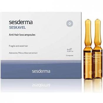 Sesderma Seskavel Hair Loss Prevention and Regrowth Treatment, Box of 12 x 18 ml vials