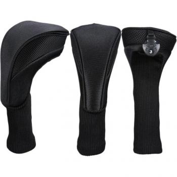 Black Head Covers for Golf Clubs