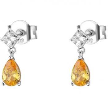 Orecchini Argento Brosway Giallo Energetico 100