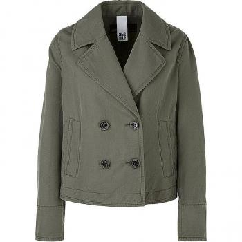 Marc Cain Damen-Blazer Khaki 34 mit Reverskragen
