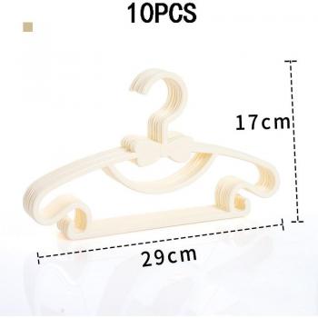 10Pcs Baby Garment Hangers for Drying and Display