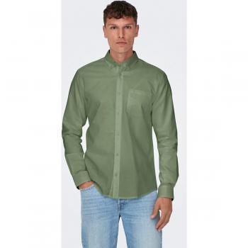 Only & Sons Slim Fit Hemd Neil 22019669 Grün L Herren