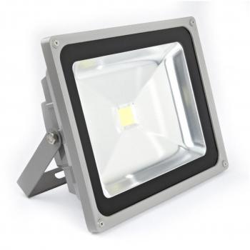Farolume Proiettore LED 20W IP65 per Esterni, staffa bianca fredda