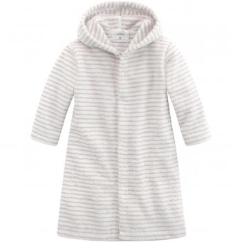 Bellybutton Unisex Baby Bademantel, 10871-90645, Gr. 86, Mehrfarbig (weiß/taupe)