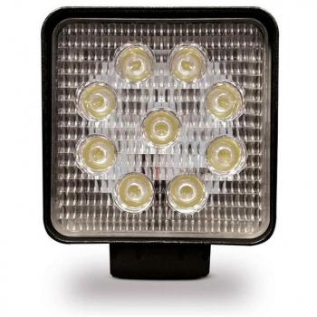 Faro de trabajo cuadrado 9 LEDs 27W 10-80V 2150Lm 60º Goodyear 8434691129658 36516 Goodyear